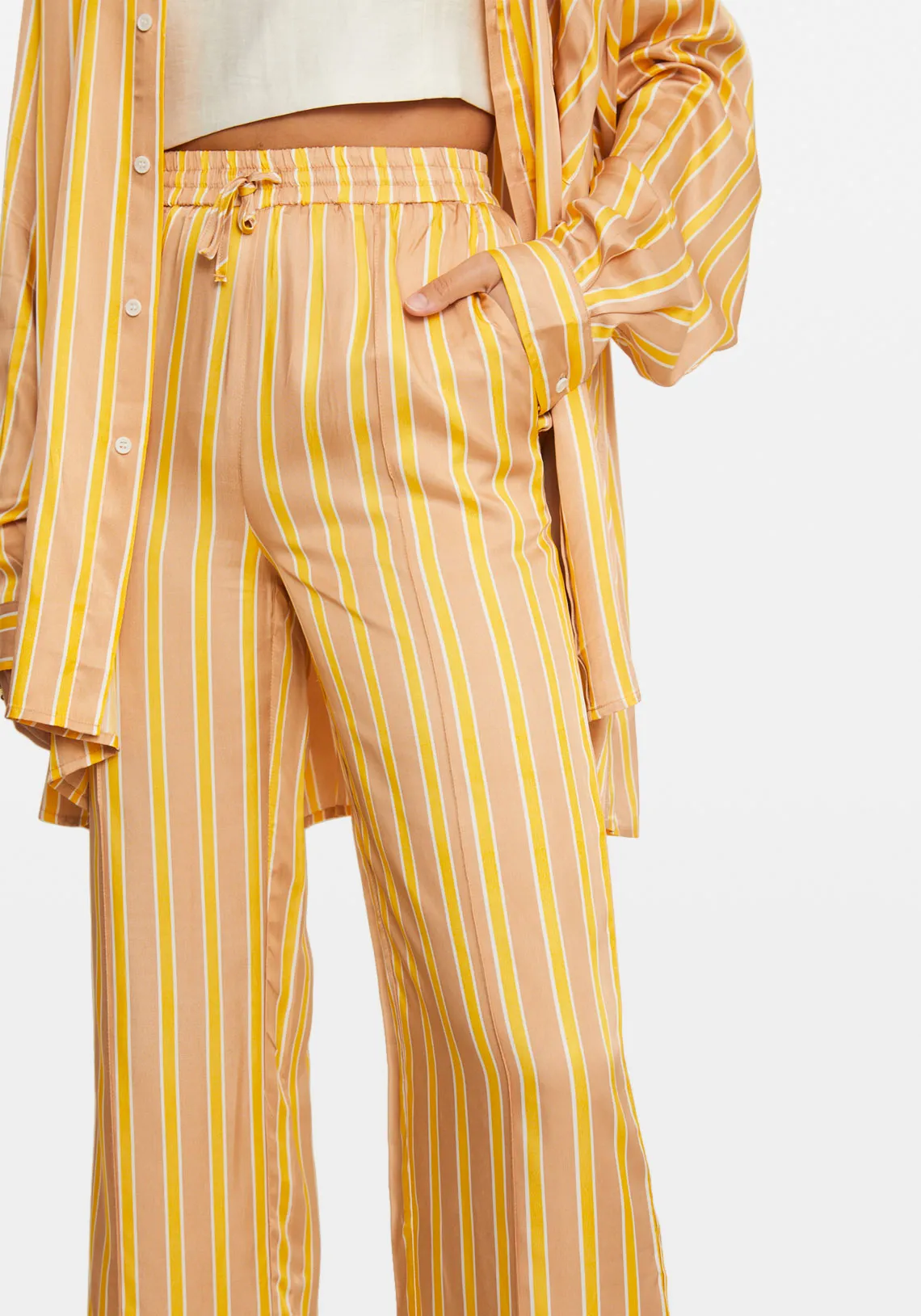 JORDAN PANTS YELLOW NUDE