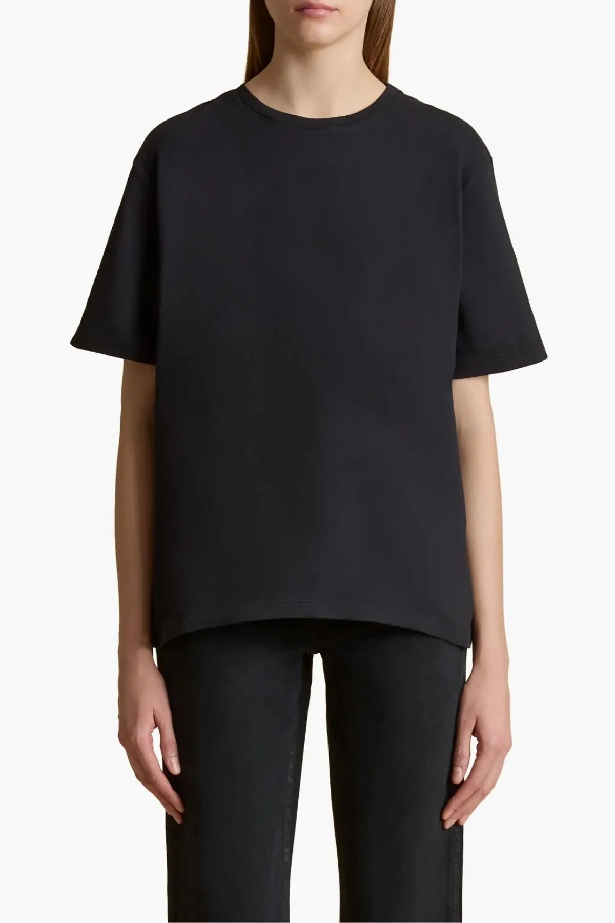 KHAITE Mae T-Shirt - Black