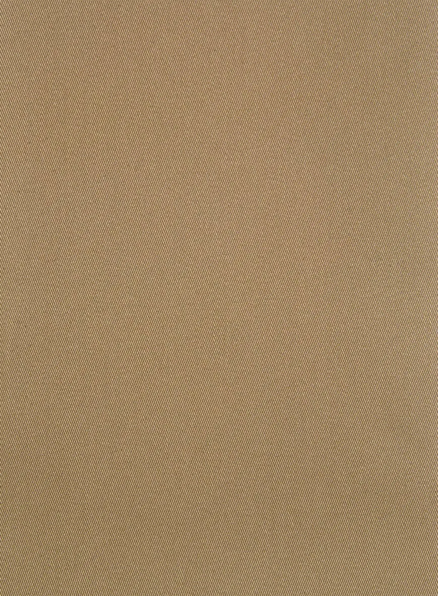 Khaki Napoli Stretch Light Weight Cotton Pants