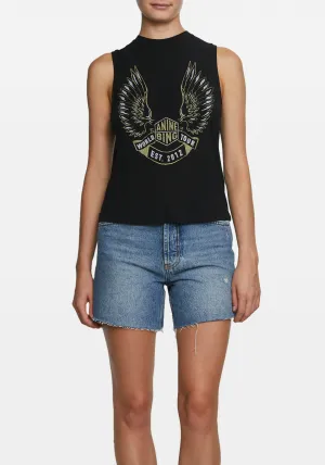 LENNON TEE GOLD WINGS BLACK