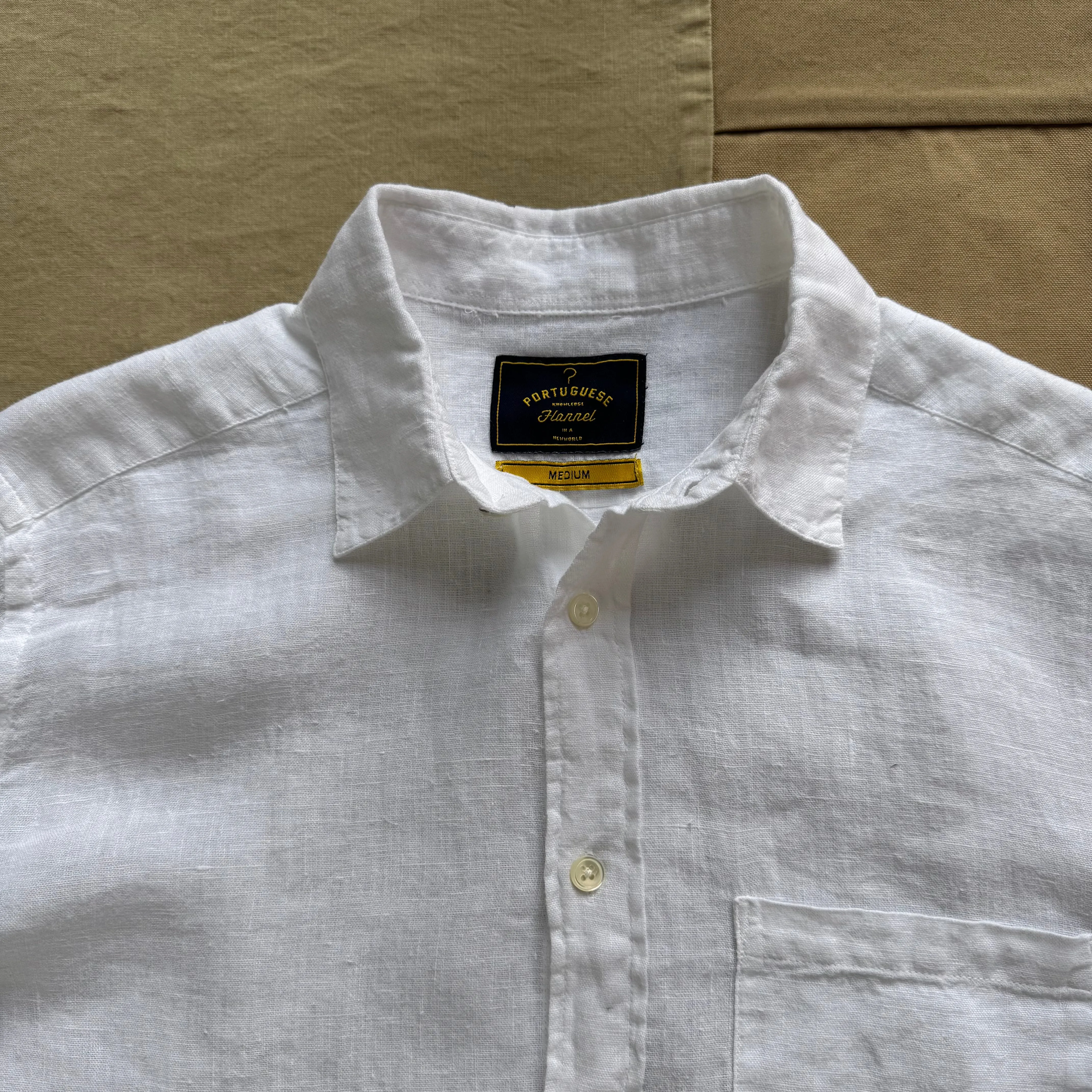 Linen Shirt. White