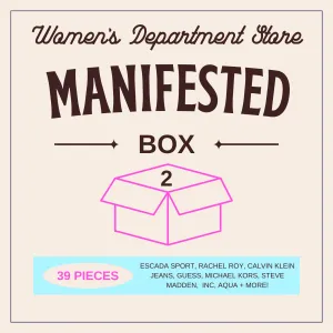 Manifested Women's Assorted Department Store Lot 02
