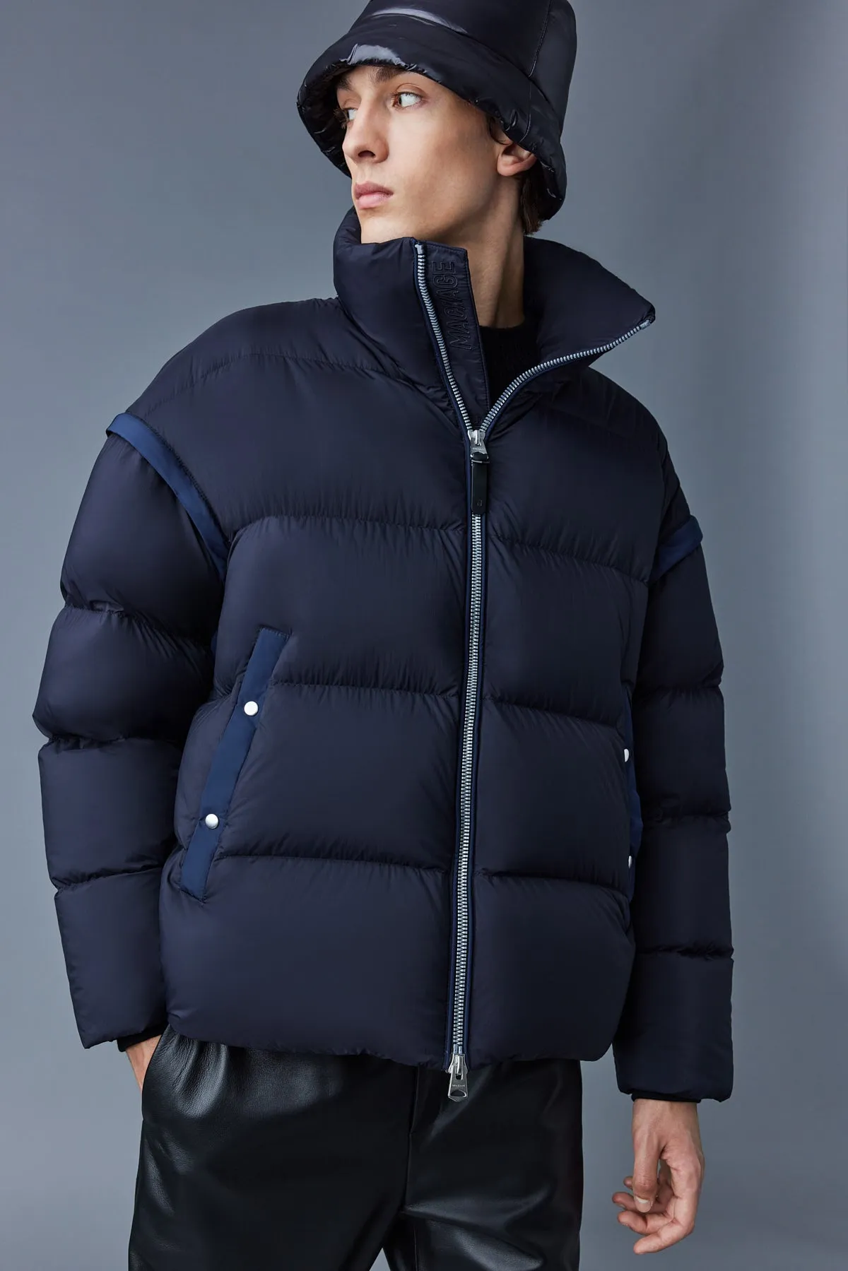 Men's CASIUS 4-in-1 Matte Light Down Navy