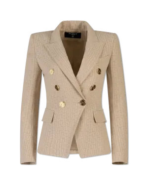 Monogram Jacquard 6 Button Jacket