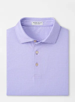 Peter Millar Gingham Performance Jersey Polo