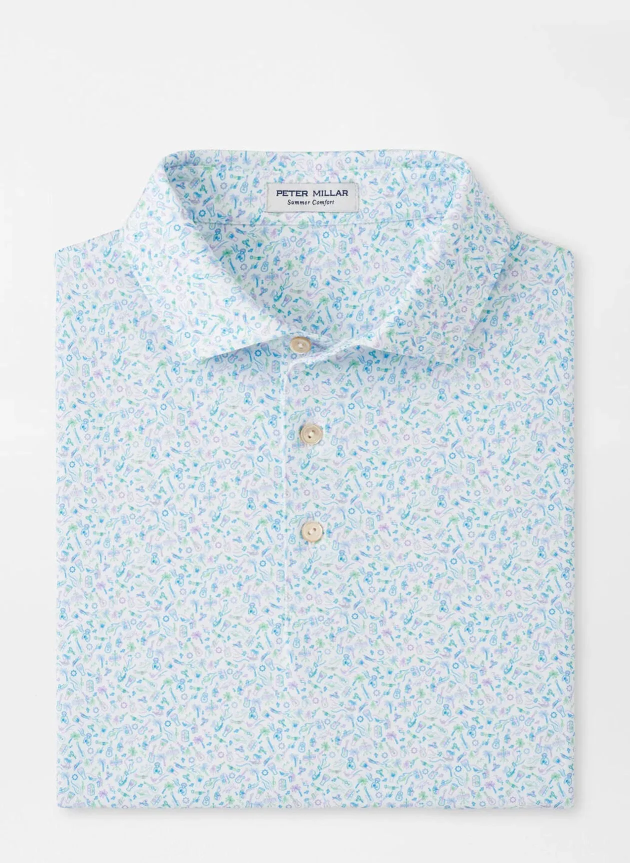 Peter Millar Island Jammin' Performance Jersey Polo