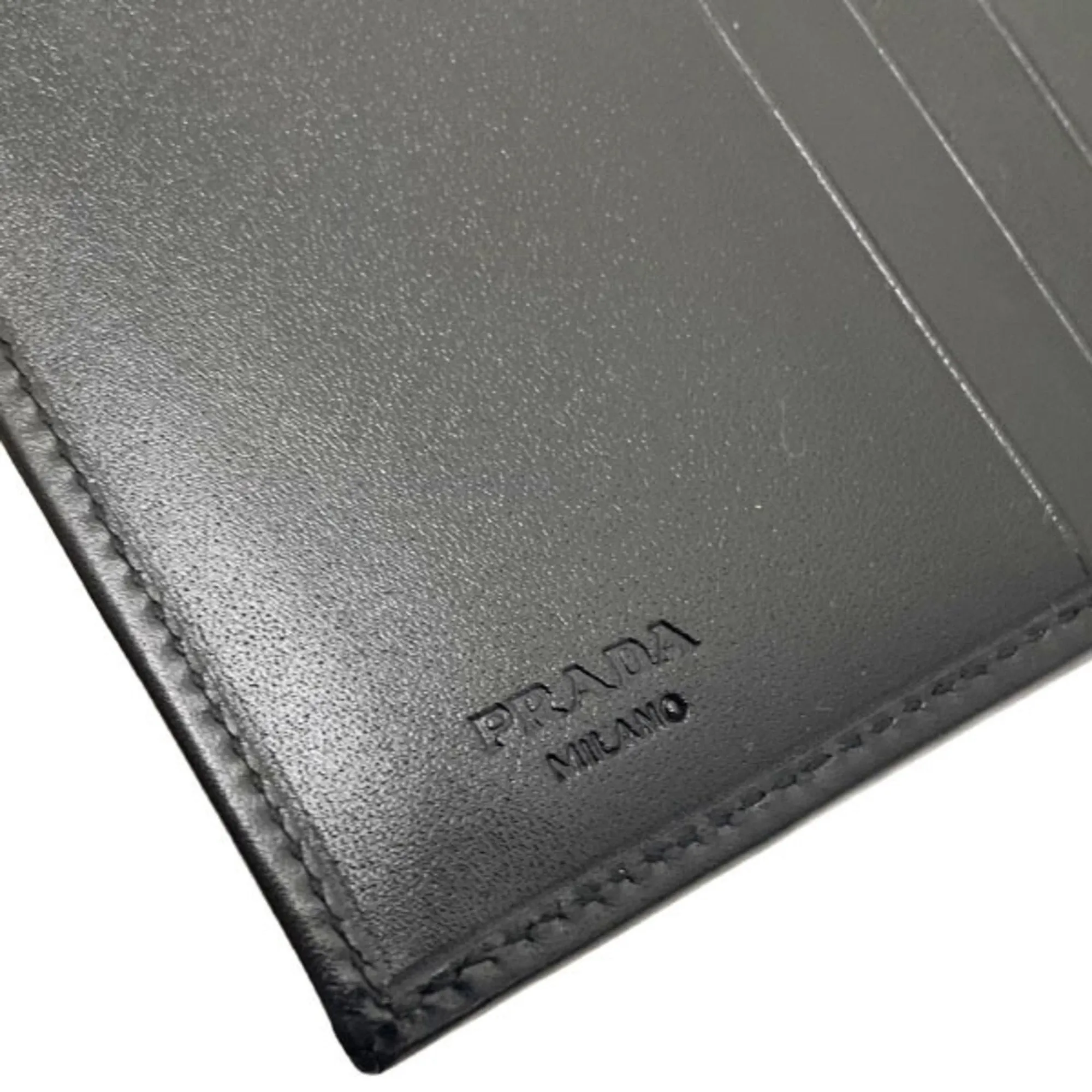 Prada Saffiano Black Leather Accessories