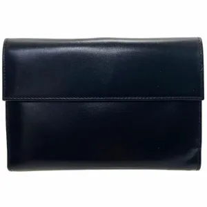 Prada Saffiano Black Leather Accessories