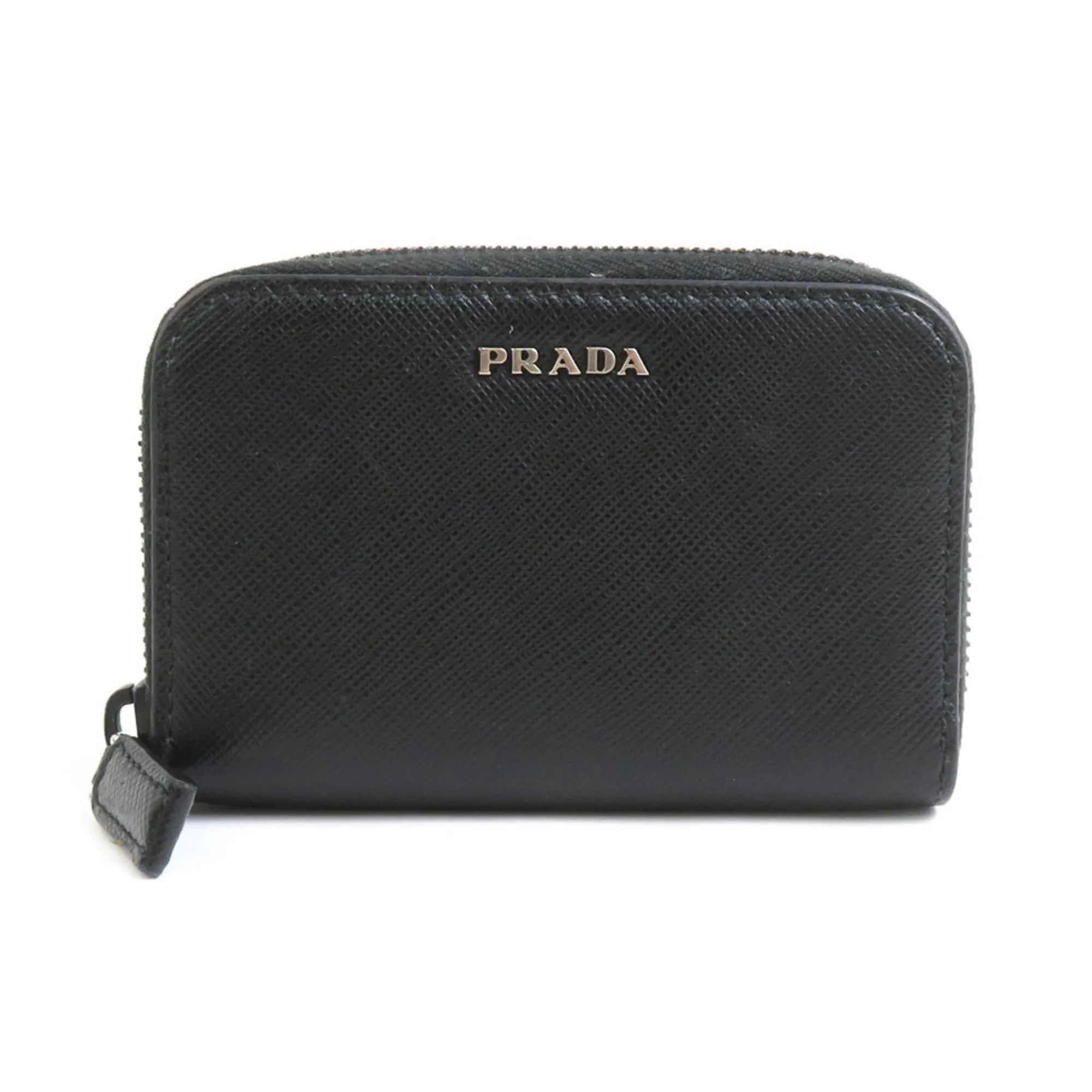 Prada Saffiano Black Leather Accessories