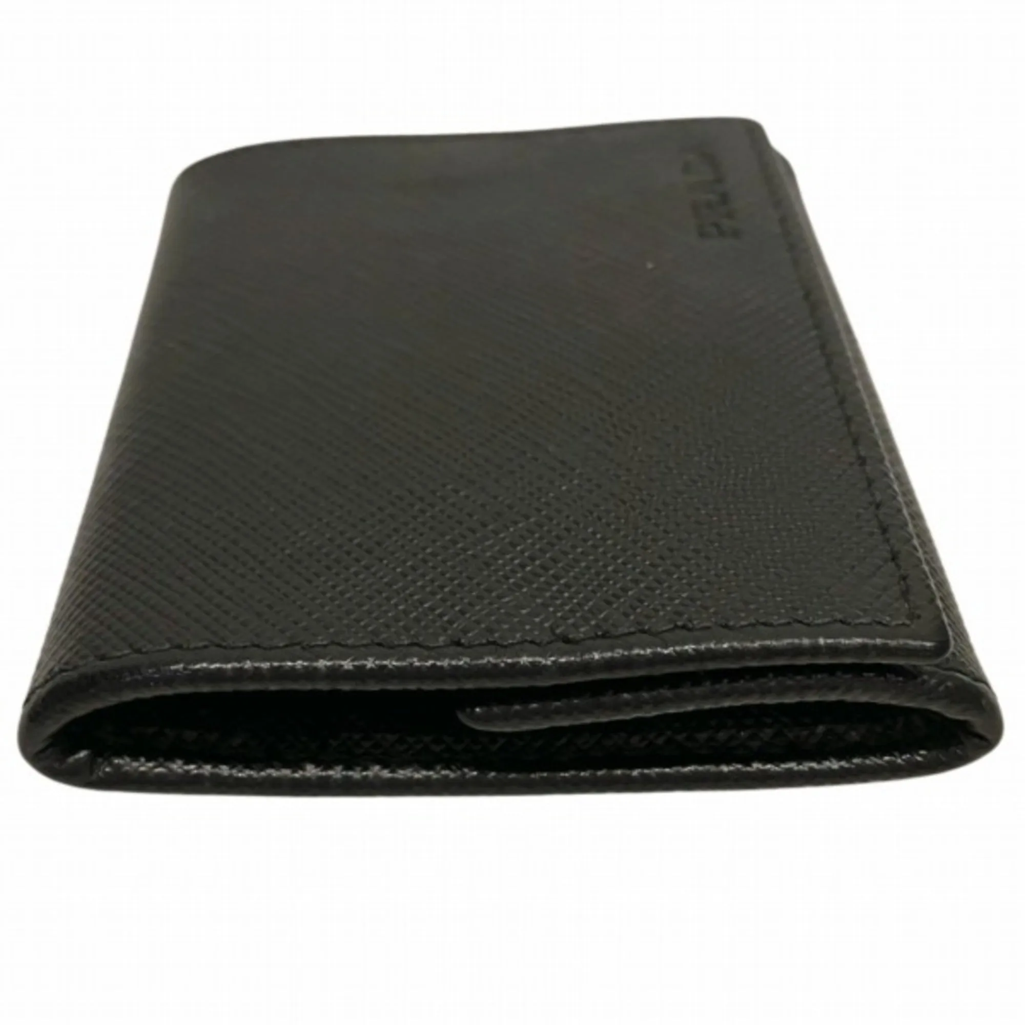 Prada Saffiano Black Leather Accessories