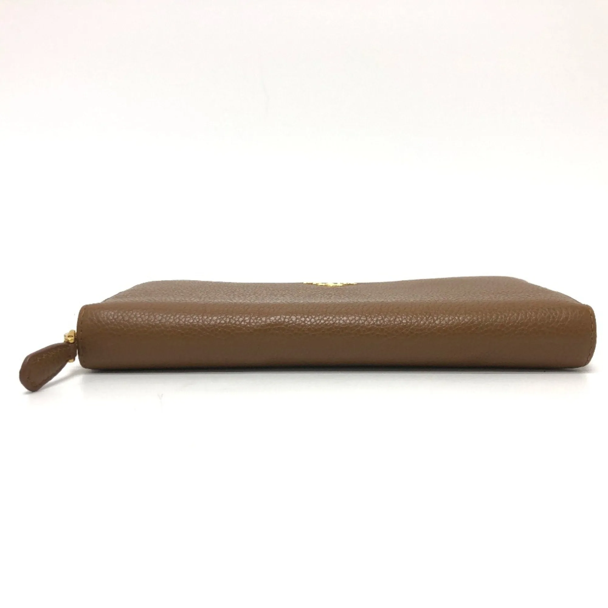 Prada Saffiano Brown Leather Accessories