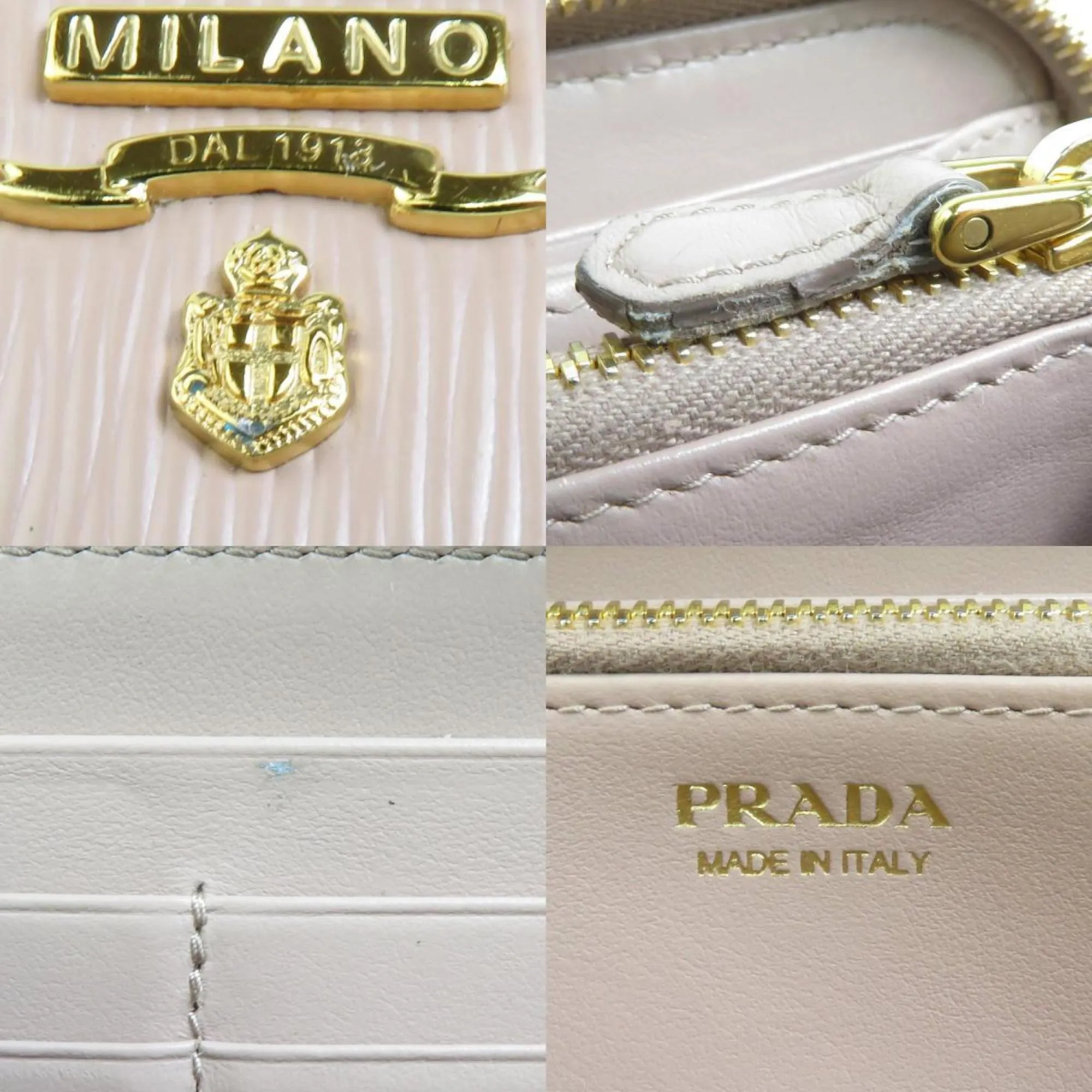 Prada Saffiano Pink Leather Accessories