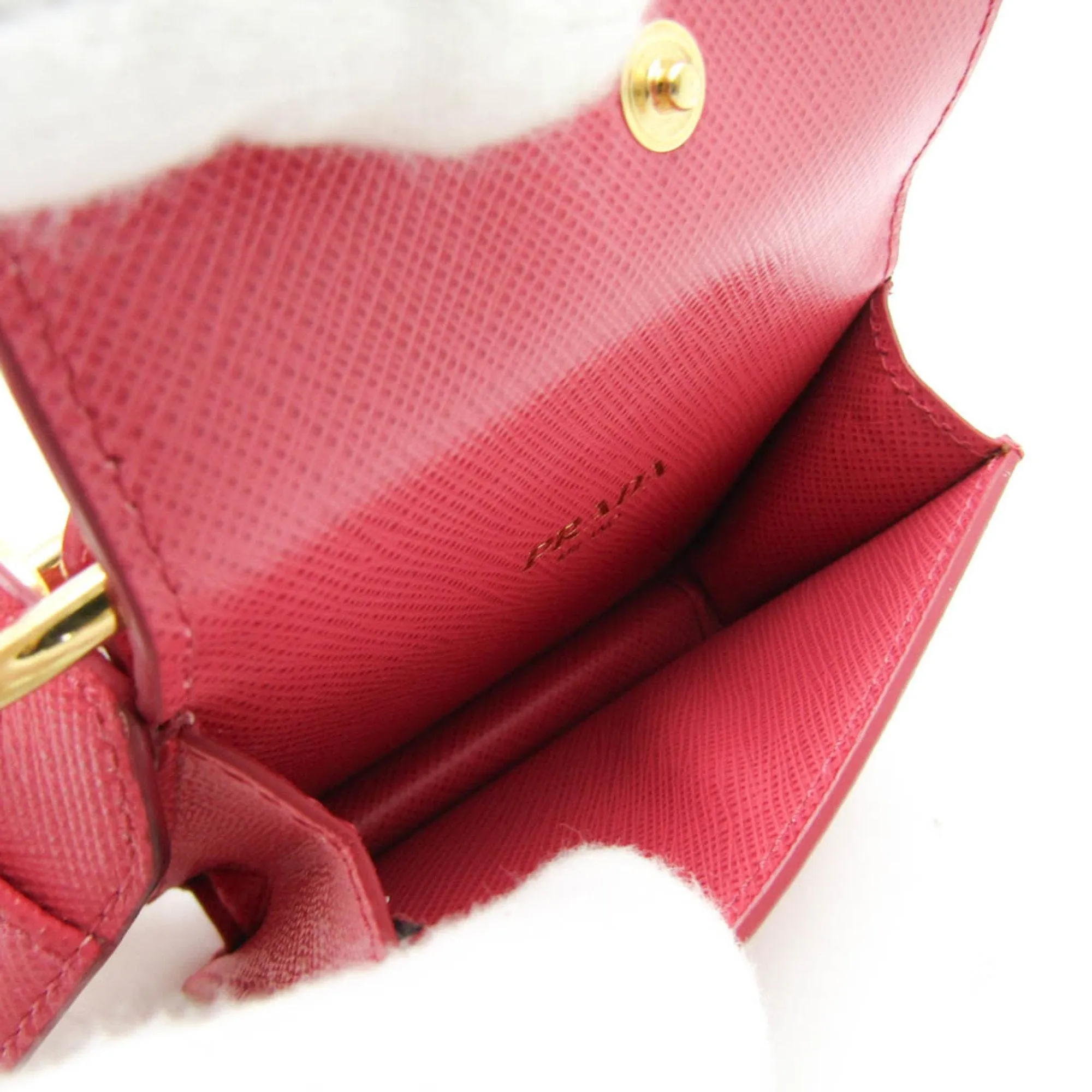 Prada Saffiano Pink Leather Accessories