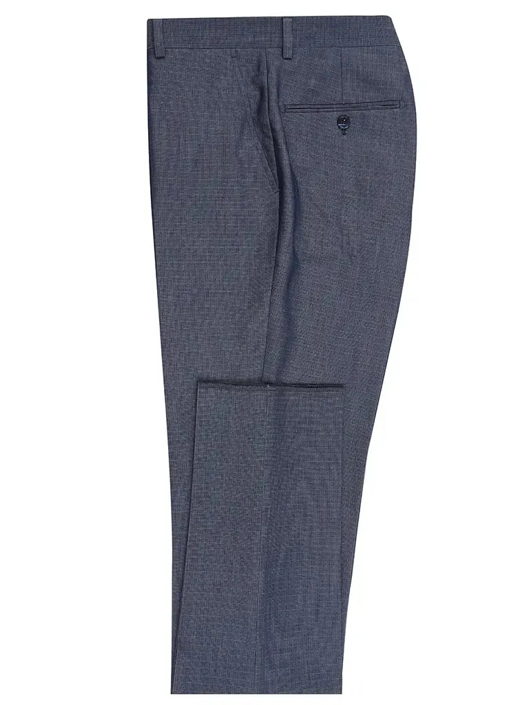 RENOIR | Slim Fit Pattern Suit | *Blue Grey Neat 242-16SL