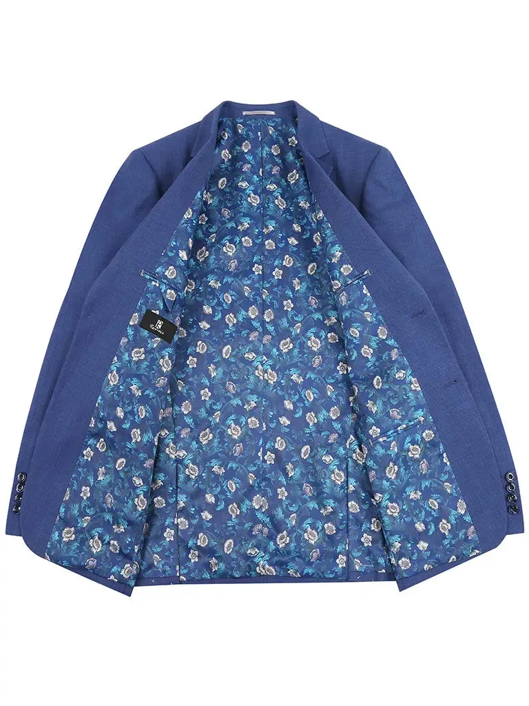 RENOIR | Slim Fit Pattern Suit | *Royal Mix 242-03SL