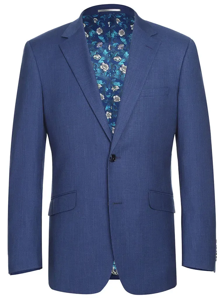 RENOIR | Slim Fit Pattern Suit | *Royal Mix 242-03SL