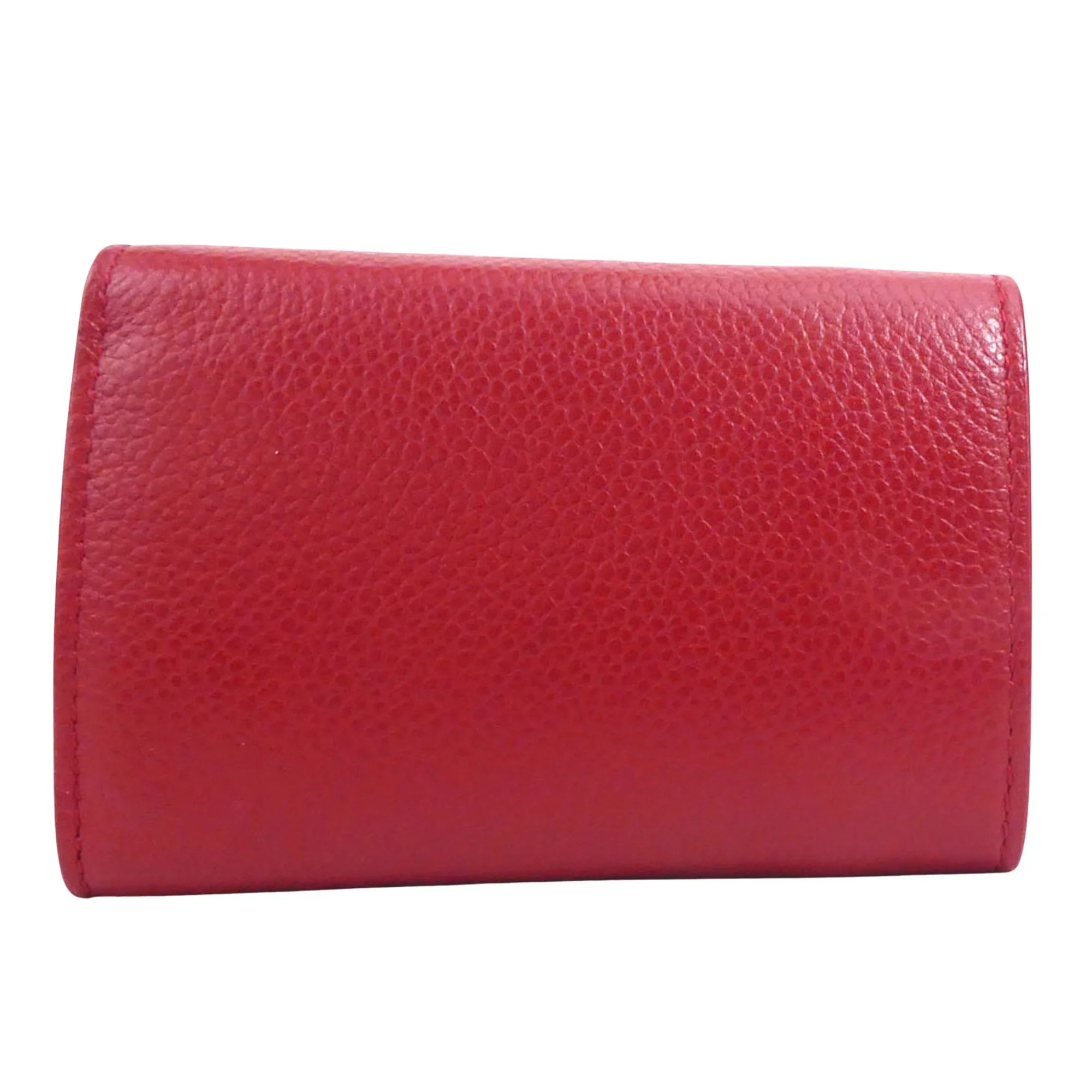 Saint Laurent Red Leather Accessories