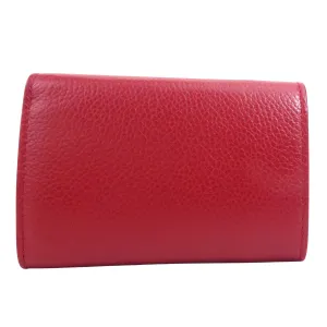 Saint Laurent Red Leather Accessories
