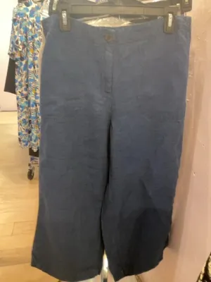 TEAL J JILL LINEN PANTS M